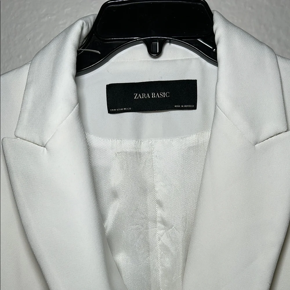 Zara Ivory Double-Breasted Vest - Picture 2 of 11